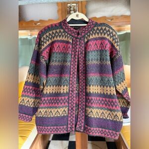 Women's 100% Alpaca Cardigan